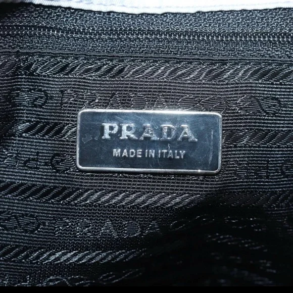 Prada handbag tote nylon purple lilac - Picture 10 of 14